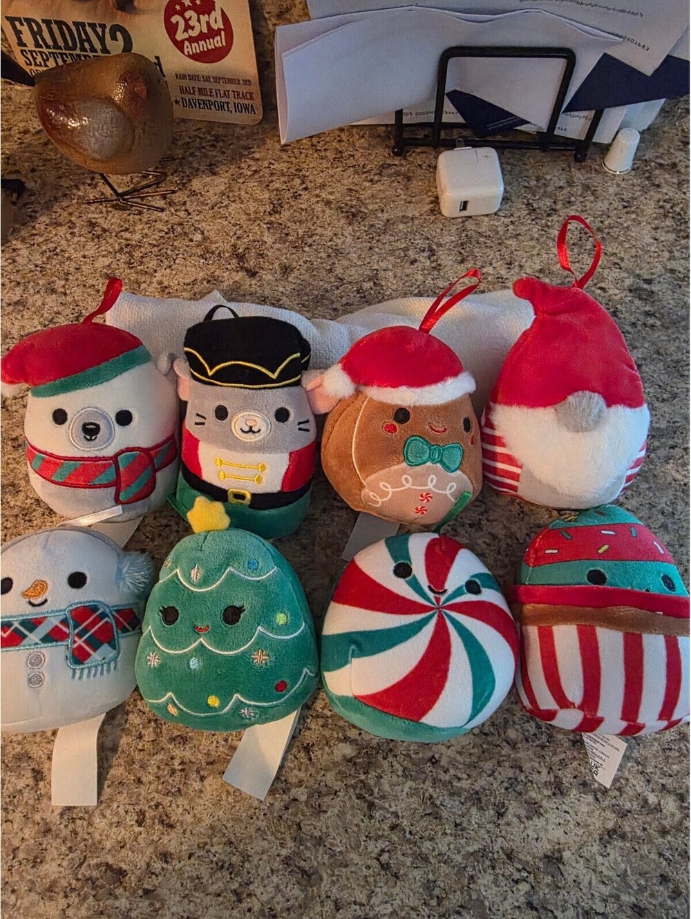 Original Squishmallows Holiday Plush Set of 8 Christmas Characters